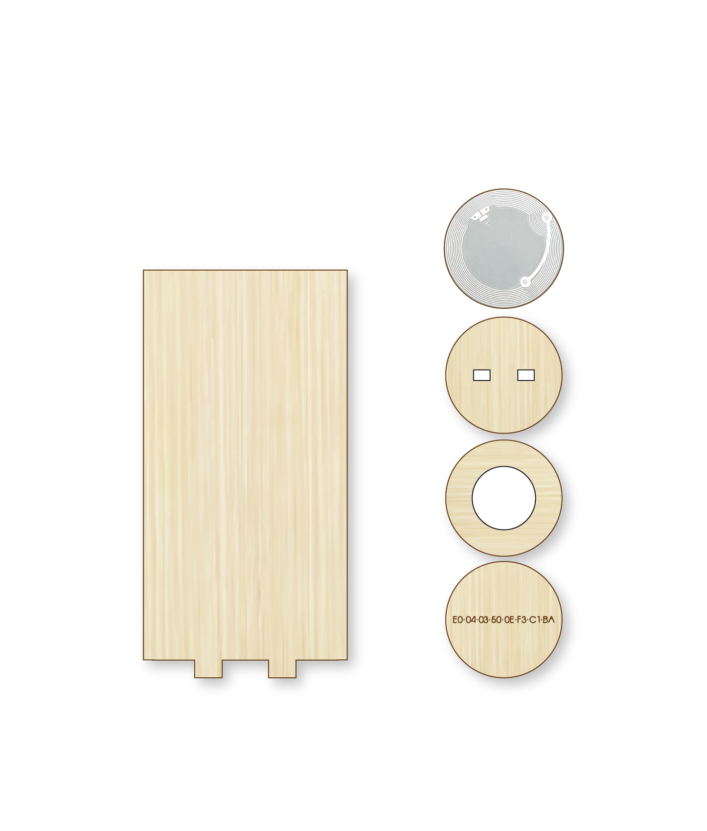 Blank Canvas Rectangle DIY Woodie