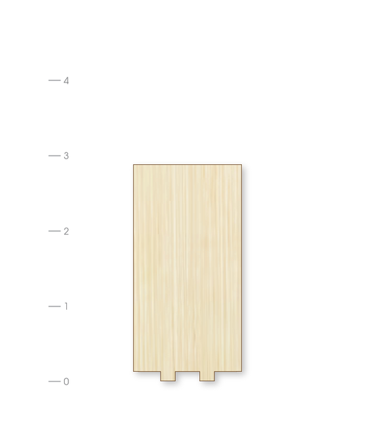 Blank Canvas Rectangle DIY Woodie