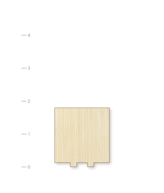 Blank Canvas Square DIY Woodie