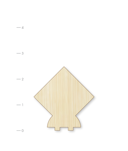 Blank Canvas Diamond DIY Woodie