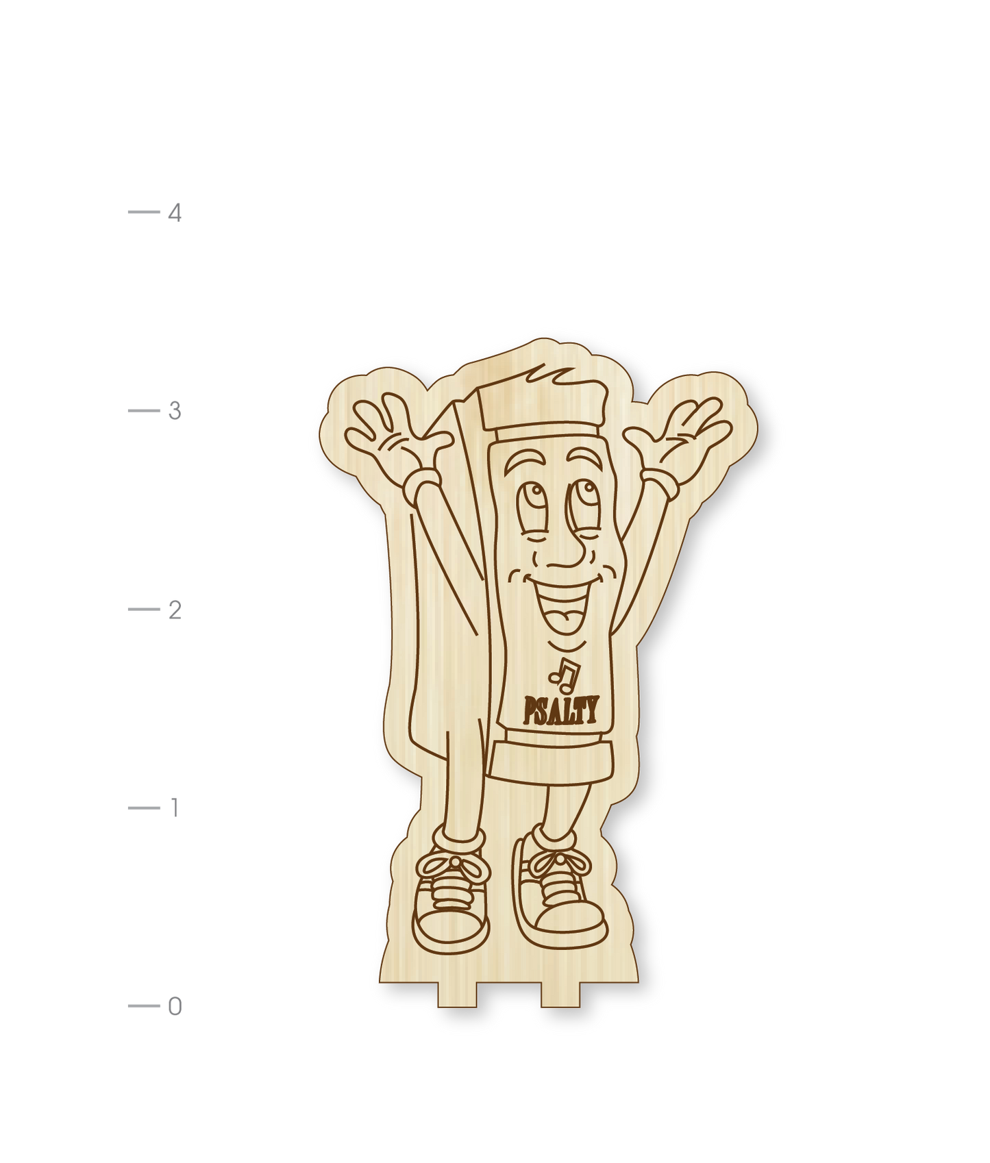 Psalty the Singing Songbook (Praising) DIY Woodie