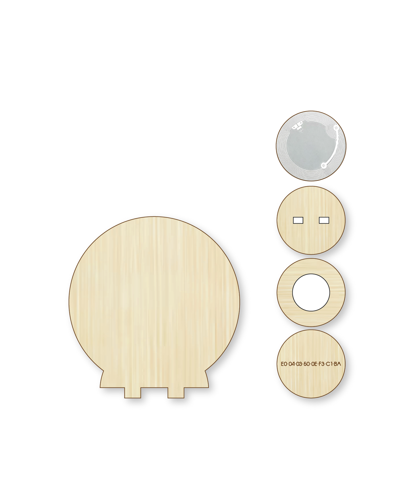 Blank Canvas Circle DIY Woodie