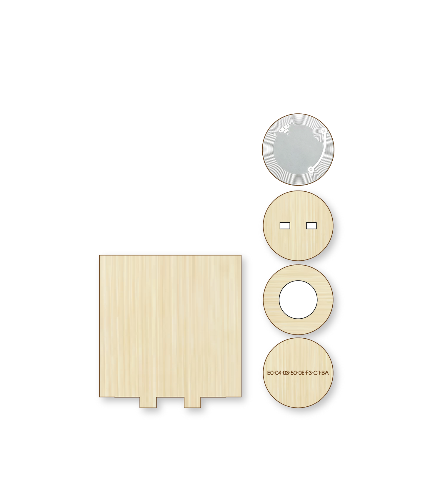 Blank Canvas Square DIY Woodie