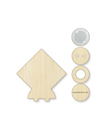 Blank Canvas Diamond DIY Woodie