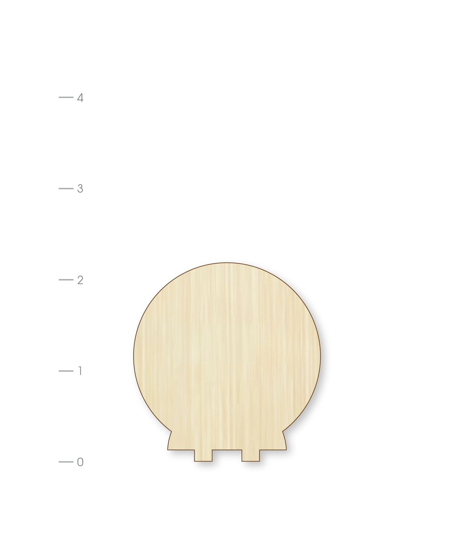 Blank Canvas Circle DIY Woodie