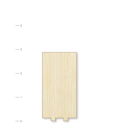 Blank Canvas Rectangle DIY Woodie