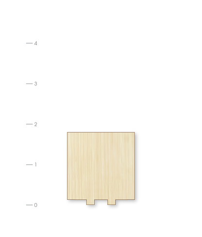Blank Canvas Square DIY Woodie