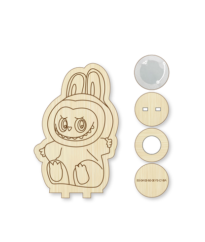 Cute Lubu Monster DIY Woodie